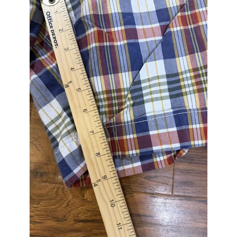 American Eagle Mens 36 Shorts Multicolor Plaid Cotton